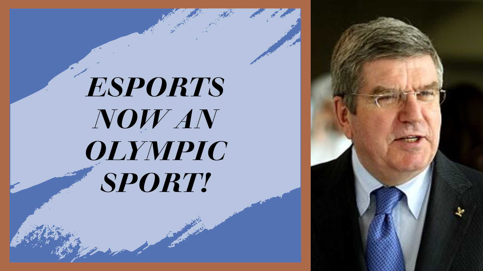 The IOC has announced that we are also including Esports Games in the Olympics